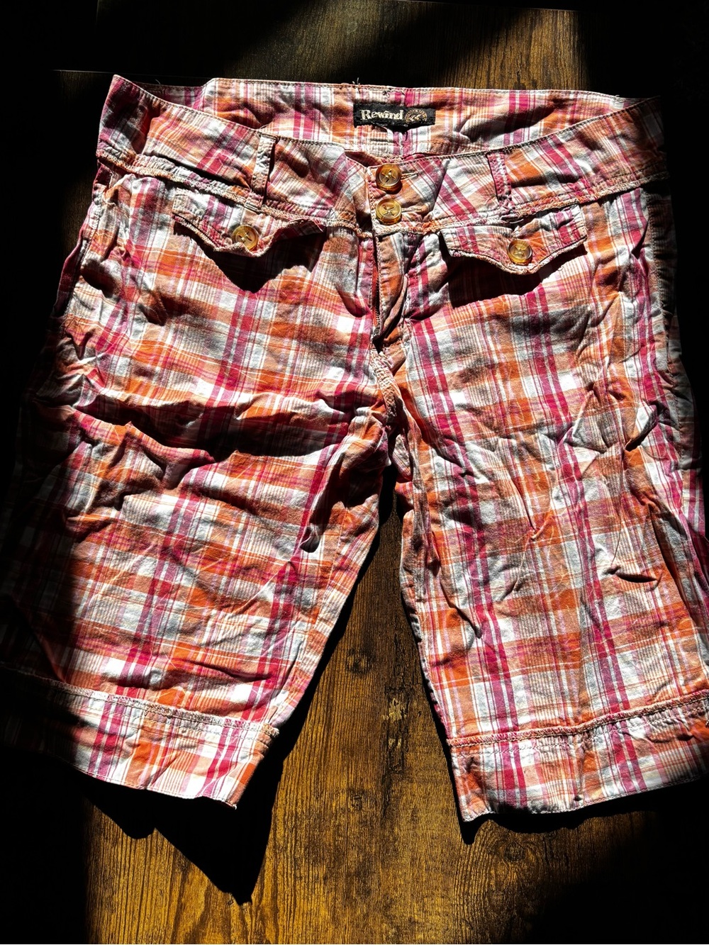 Women’s Vintage Rewind Plaid Bermuda Shorts